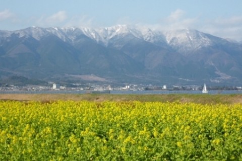 琵琶湖さざなみ街道と古津堅田のみち