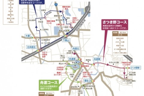 【美原区】船渡コース(4.8㎞）