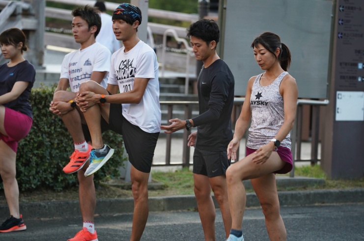 動きづくりを指導