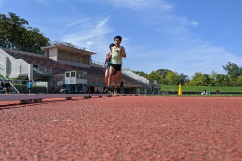 福田 穣とスピード練習 400m×〇本 (68"〜70")あなたの走力に応じてその場で本数考えます