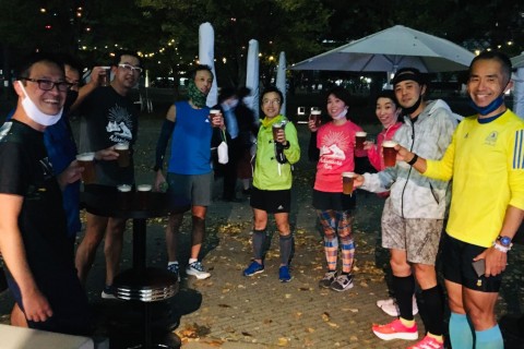 Mrc中野de快速ナイトラン　体幹トレ＆3000mタイムアタック