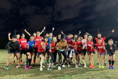 サイラス練　12月23日(水)　インターバル走400m x 15本　＠織田フィールド