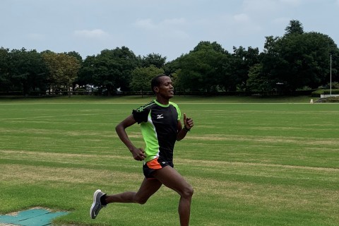 ケニア人ランナー壬生町に集結！！　Je！ Unaweza kutufuata！！