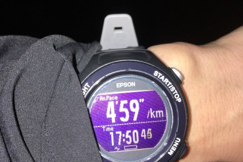 K5分切り10K　サブ3.5ペース走 or 脱サブ4インターバル