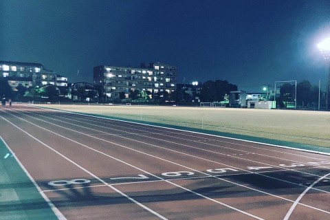 トシ練　2月 19日 (木)3000m×3＠大和なでしこスタジアム