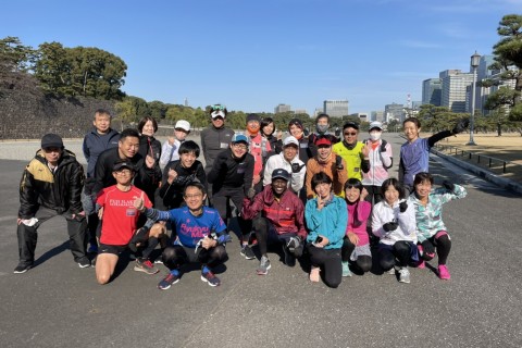 中止【RUN for HOPE】２/13（土）エリック・ワイナイナ と皇居ラン（25名限定）