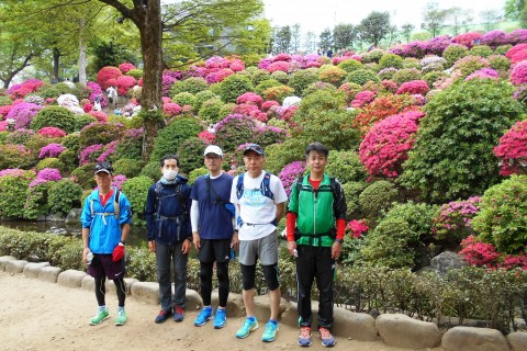 本郷上野界隈にツツジ祭りラン！肥後細川庭園、東京大学、根津神社、上野公園を巡る25km&21km他