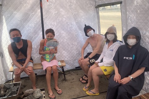 (レビュー割キャンペーン開始！)海サウナ～冬の海とテントサウナでととのおう～