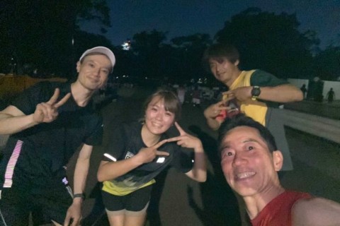 【ざわちゃん練本気練】 8/12（木）10kmペース走＠代々木公園