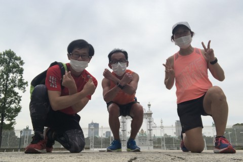 街ラン7キロ♪(半蔵門～赤坂御所1周～半蔵門7キロ・7～8分ペース)