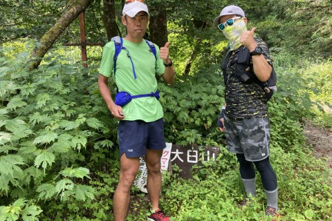 【上級】【山中温泉ツアー付き】【雨天中止】【距離11km/累積1,500m】大日山・往復トレイル