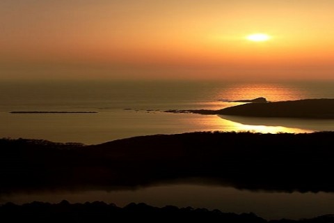 男鹿温泉郷を起点に男鹿の絶景夕陽堪能（八望台・入道崎）こでられないライド
