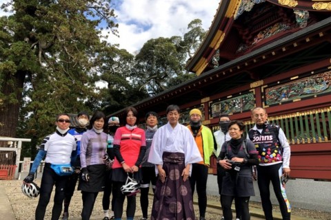 秋のリバーサイドサイクリング　霞ヶ浦総合公園レストハウス水郷前駐車場発着77km