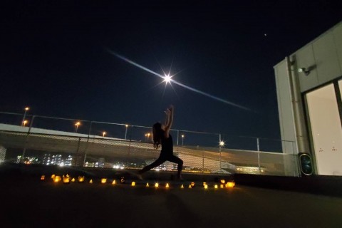 満月ヨガ　～屋上テラス～