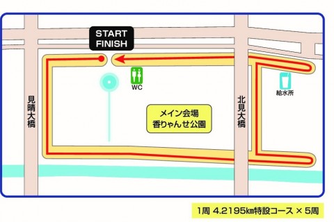 香りゃんせ公園　周回コース