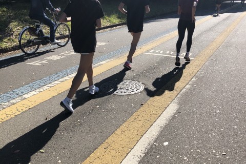 女性向けインターバル走＠駒沢公園　Team High-Alti Running