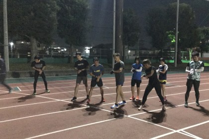 RunField×OSJ大和トラック練習会（ランニング、スピードトレーニング）