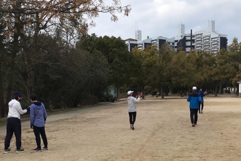 室外でできるランニングのための身体づくりトレーニング&ショートインターバル練習会