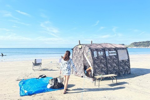 ZAIMOKUZA BEACH SAUNA ～海とテントサウナでととのおう～