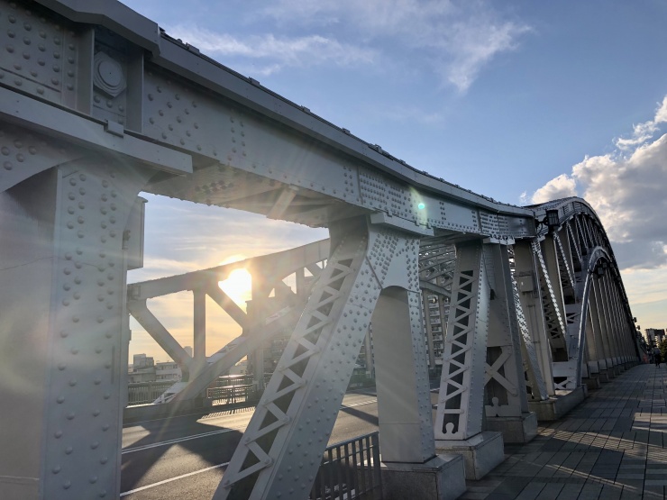 コース中盤　白髭橋