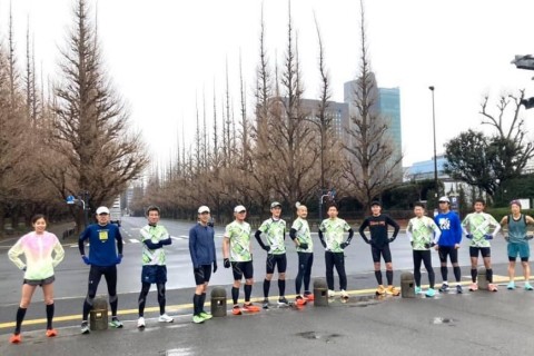 超越サブ3 神宮外苑K4分切りハーフマラソン