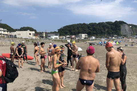 埼玉県トライアスロン連合（STU）海スイム練習会　8/17 (日) 午後・中上級