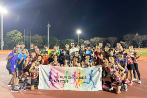 2月6日(金) サイラス練 12000mペース走＠織田フィールド