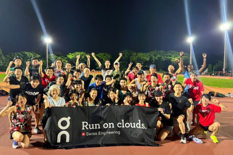 2月10日(火) サイラス練 ミドルインターバル走1000m×6本＠織田フィールド