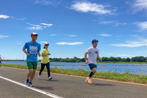REDコーチのサブ4～4.5向け練習会@さいたま彩湖 2月