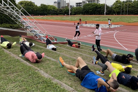 ランニングテクニックを高めよう！前傾姿勢の獲得