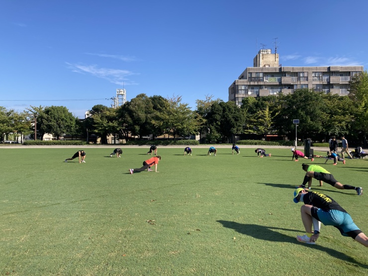 第２回ランニングイベントの様子