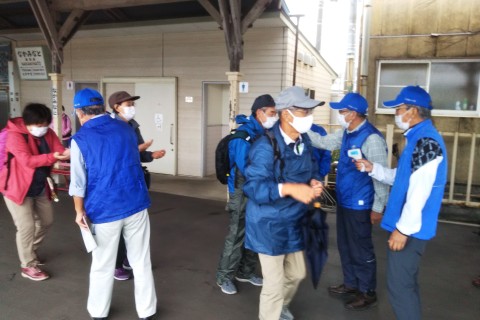 第3回イヤーラウンドウオーキング大会in那珂湊駅＆コヤマスポーツ本店【2日目】