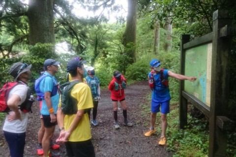 箱根旧街道ロード＆トレイル24キロ＠ランニングフォームのポイントレッスン付き