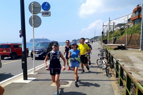 LSD20キロ 江ノ電全駅制覇ラン＠ランニングフォームのポイントレッスン付き