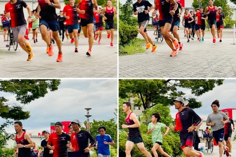 【楽泳ぎ講習会】＆ラントレ in 筆影山！