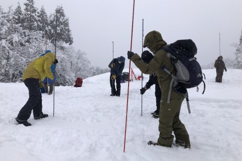 【2024年1月開催】雪崩サーチ＆レスキューinTOYAMA 基礎講習会