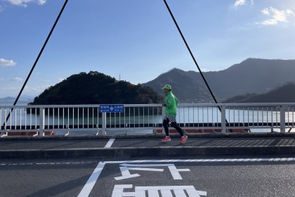 とびしま32キロ走＋援農