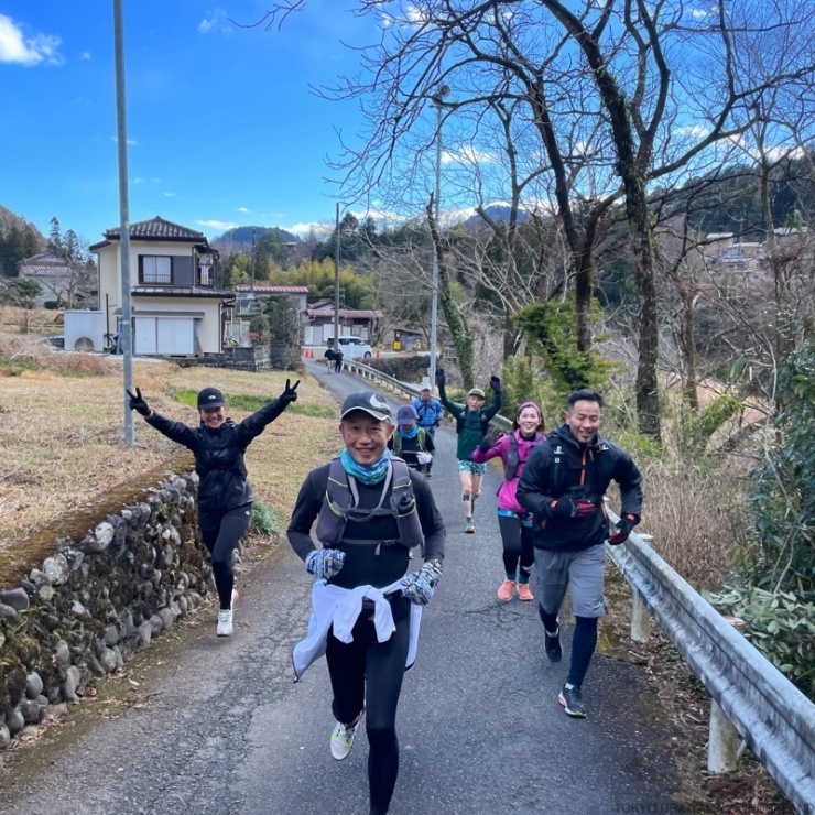 冬だからこその空気感！田舎道のゆるラン、楽しい！