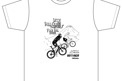 [第19回富士ヒル参加者限定]Mt.富士ヒルクライム公式Tシャツ 追加販売 4/16まで