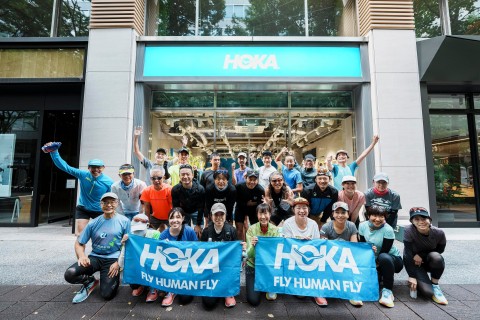 新作クリフトン9を試す FLY DOWNHILL RUN／HOKA MARUNOUCHI