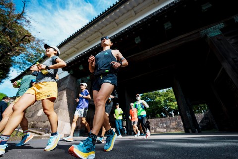 新作クリフトン９ with 福士加代子／HOKA MARUNOUCHI