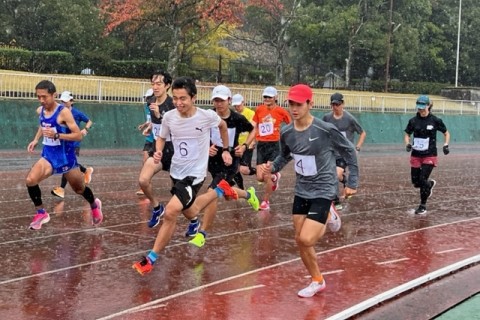 明石公園陸上競技場　タイムトライアル
