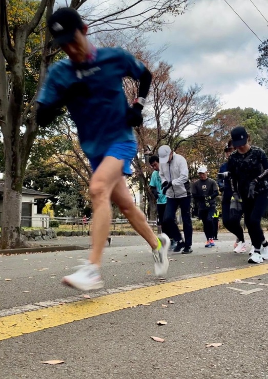 ラニング練習風景