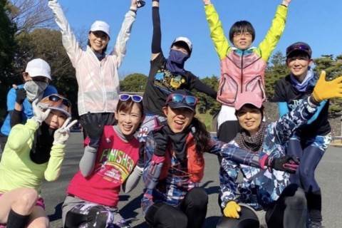 【スピード練習 サブ5～サブ4】 皇居土曜練習会