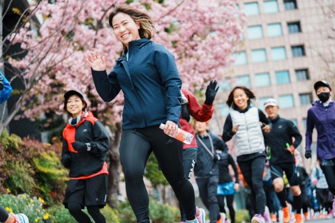 HOKA DOWNHILL RUN with 宮崎喜美乃／丸の内～六本木ヒルズ