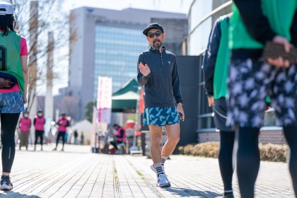 湘南平トレラン 初心者ウエルカム シューズアドバイザー藤原がナビゲーター