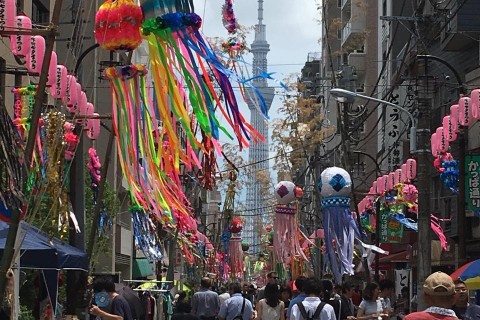 【お江戸の夏の風物詩・入谷あさがお市/下町七夕まつり23km】