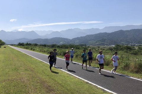 ★月例 走チェック練習会（5000m走+10km走）東温重信川 ※オプション教室あり