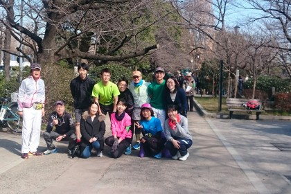 月１回皇居ランしています。初心者歓迎。