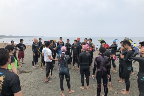 【JSCA練習会】SWIMトレーニングin大磯北浜海岸